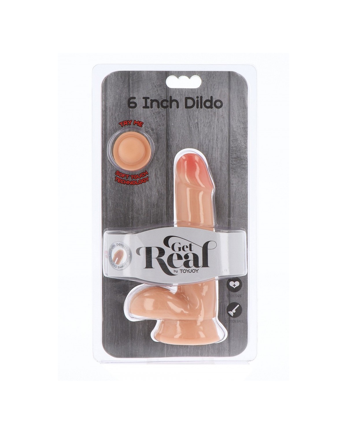 Gode Ventouse avec Testicules Dual Density Cock 6 - ToyJoy