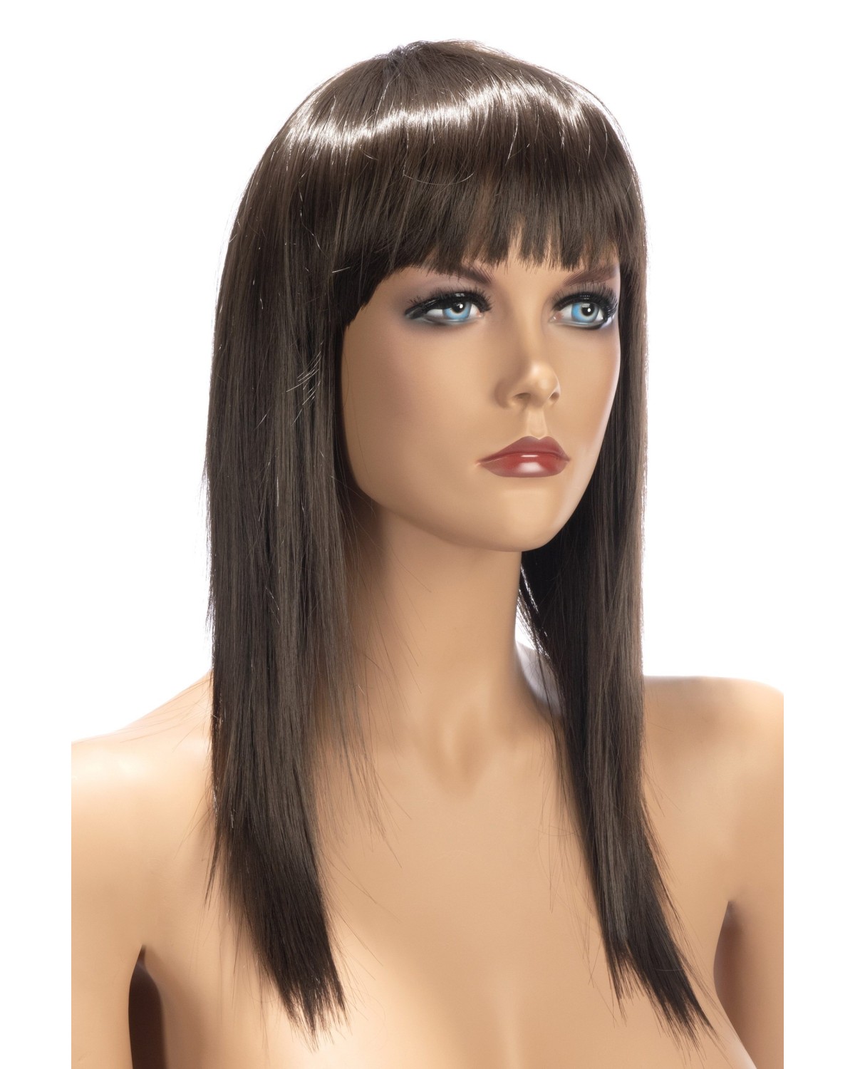 Perruque_Allison_Châtain_Coupe_Longue_avec_Frange_Effilée_World_Wigs