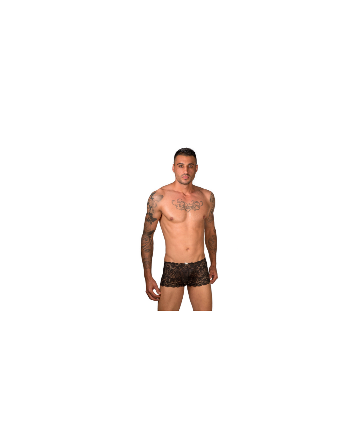 Boxer_Dentelle_Noire_pour_Homme_Eros_Veneziani