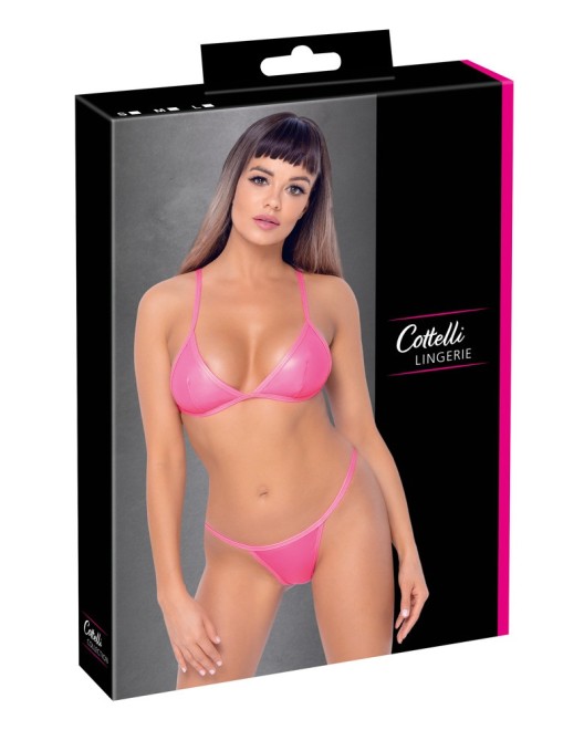 Bikini 2 Pièces Rose Néon – Cottelli Lingerie