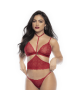 Ensemble_3_Pieces_Dentelle_Rouge_Broderies_Cœurs_Mapale_Lingerie