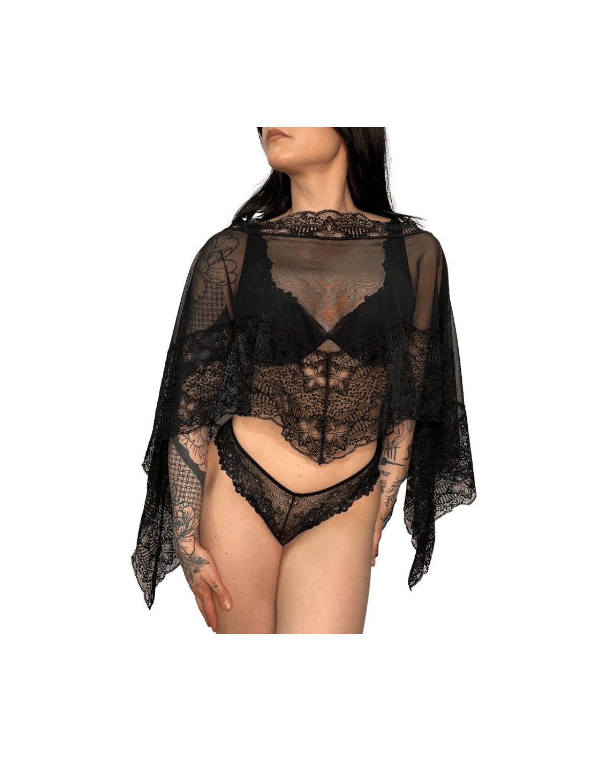 Poncho_Transparent_Tulle_Dentelle_Collection_Exclusive_Paradise_Boutik