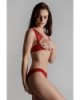 Soutien-Gorge Seins Nus Rouge Accroche C½ur - Maison Close