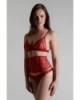 Soutien-Gorge Triangle Rouge Accroche C½ur - Maison Close