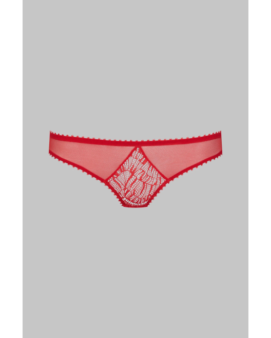 Culotte Sexy Rouge Accroche C½ur - Maison Close