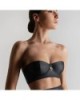 Soutien-Gorge Bustier en Simili Cuir Chambre Noire - Maison Close