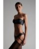 Soutien-Gorge Bustier en Simili Cuir Chambre Noire - Maison Close