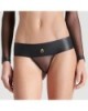 Tanga Bandeau en Simili Cuir Chambre Noire - Maison Close