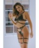 Soutien-Gorge Harnais Ouvert en Cuir Insolence - VoyeurX