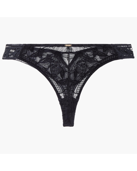 Tanga en Tulle Floqué C½ur à Corps - Aubade Lingerie