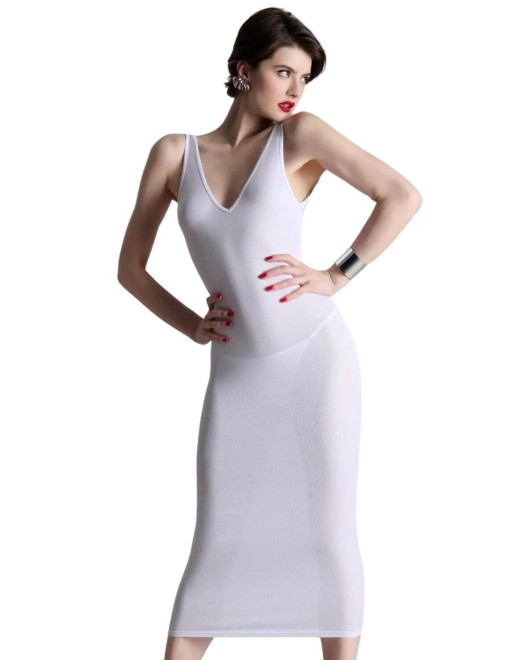 robe-longue-dos-nu-moulante-la-femme-amazone-blanc-maison-close