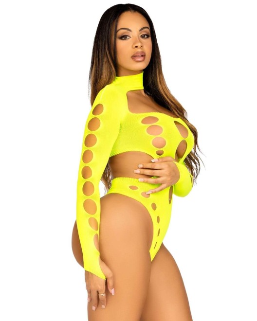 body-string-manches-longues-leg-avenue-jaune