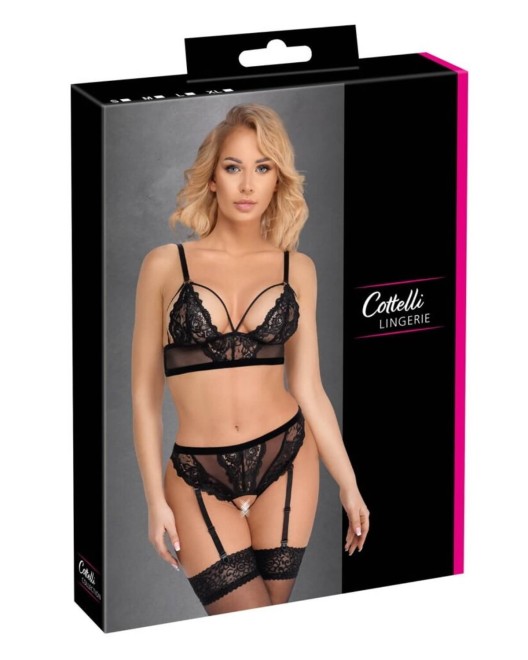 ensemble-bralette-string-ouvert-cottelli-lingerie-noir