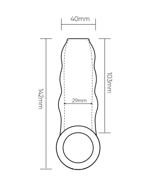 gaine-penis-ouverte-stimulante-sleeve-me-2-transparent